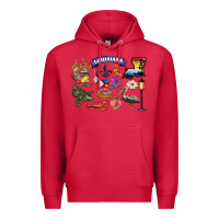 Cardinal preview louisiana state Premium Hoodie - BarkalooDesign