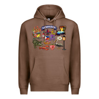 Chestnut preview louisiana state Premium Hoodie - BarkalooDesign
