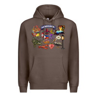 Coffee preview louisiana state Premium Hoodie - BarkalooDesign