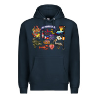 Navy preview louisiana state Premium Hoodie - BarkalooDesign