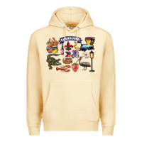 Pina Colada preview louisiana state Premium Hoodie - BarkalooDesign