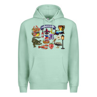 Seafoam preview louisiana state Premium Hoodie - BarkalooDesign