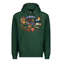 Sports Green preview louisiana state Premium Hoodie - BarkalooDesign