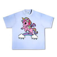 Grape Ice cute unicorn Urban Heavy Tee - artisFamous