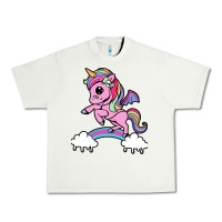 Pistachio cute unicorn Urban Heavy Tee - artisFamous
