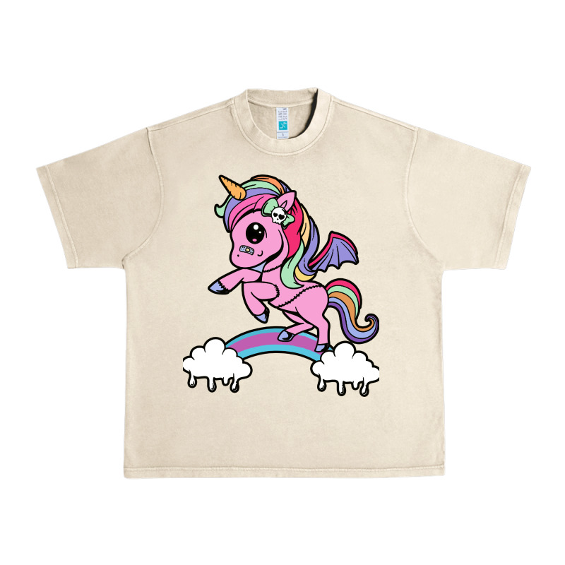 Cute Unicorn Urban Heavy Tee by artisFamous | Teevron