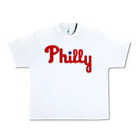 White baseball philly Urban Heavy Tee - artisFamous
