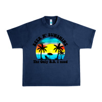 Navy beer n' sunshine the only B.S. i need Urban Heavy Tee - artisFamous