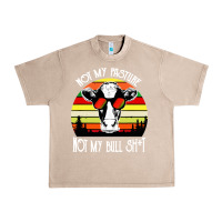 French Oak vintage not my pasture not my bull cow Urban Heavy Tee - artisFamous