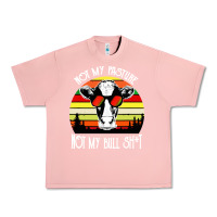 Salmon vintage not my pasture not my bull cow Urban Heavy Tee - artisFamous