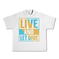 Lunar Rock Live And Let Dive Retro Style Urban Heavy Tee - artisFamous