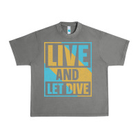 Tornado Live And Let Dive Retro Style Urban Heavy Tee - artisFamous