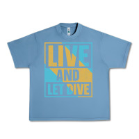 Pebble Blue Live And Let Dive Retro Style Urban Heavy Tee - artisFamous