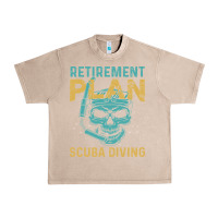 French Oak Retirement Plan Scuba Diving Urban Heavy Tee - artisFamous