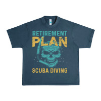 Midnight Navy Retirement Plan Scuba Diving Urban Heavy Tee - artisFamous