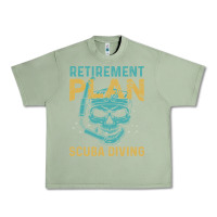 Oil Green Retirement Plan Scuba Diving Urban Heavy Tee - artisFamous
