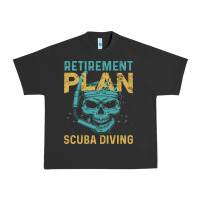 Pigment Black Retirement Plan Scuba Diving Urban Heavy Tee - artisFamous