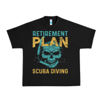 Black Retirement Plan Scuba Diving Urban Heavy Tee - artisFamous