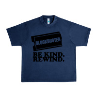 Navy blockbuster be kind rewind Urban Heavy Tee - artisFamous