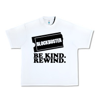 White blockbuster be kind rewind Urban Heavy Tee - artisFamous