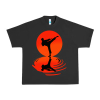 Pigment Black karate and kung fu Urban Heavy Tee - artisFamous