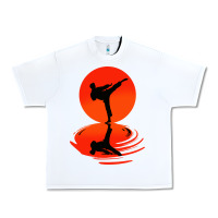 White karate and kung fu Urban Heavy Tee - artisFamous