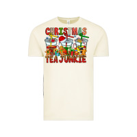 Vintage Arctic Christmas tea junkie Vintage Tee - CowhideDigitalArt