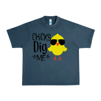 Midnight Navy kids chick dig me christian Urban Heavy Tee - artisFamous