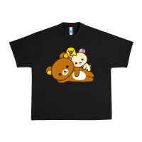 Black rilakkuma rila head shirt Urban Heavy Tee - artisFamous