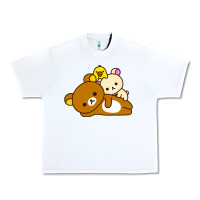 White rilakkuma rila head shirt Urban Heavy Tee - artisFamous
