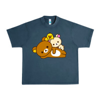 Midnight Navy rilakkuma rila head shirt Urban Heavy Tee - artisFamous