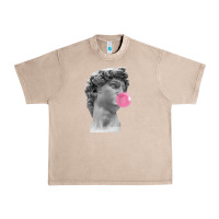 French Oak Vaporwave statue head with bubblegum Urban Heavy Tee - artisFamous
