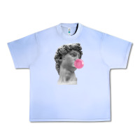 Grape Ice Vaporwave statue head with bubblegum Urban Heavy Tee - artisFamous