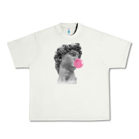 Pistachio Vaporwave statue head with bubblegum Urban Heavy Tee - artisFamous