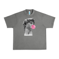 Tornado Vaporwave statue head with bubblegum Urban Heavy Tee - artisFamous