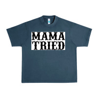 Midnight Navy Mama Tried Urban Heavy Tee - artisFamous