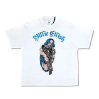 White b.i.l.l.i.e  e i.li.s.h  official  bling  t shirt Urban Heavy Tee - artisFamous