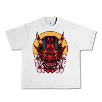 Lunar Rock demon oni mask Urban Heavy Tee - artisFamous