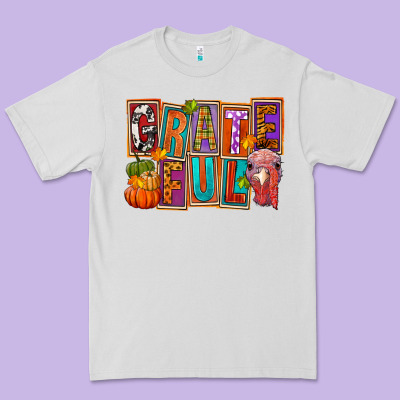 Grateful Thanksgiving Premium Tee Designed By Fadigitalartstudio