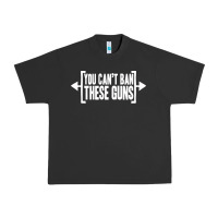 Pigment Black you can't ban these guns Urban Heavy Tee - artisFamous