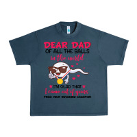 Midnight Navy dear dad of all the balls in the world i’m glad that i came out of y Urban Heavy Tee - artisFamous