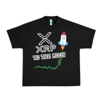 Black xrp to the moon Urban Heavy Tee - artisFamous