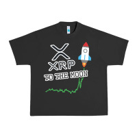 Pigment Black xrp to the moon Urban Heavy Tee - artisFamous