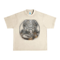 Sandshell cobra k.a.i rusted steel snake lo go graphic t shirt Urban Heavy Tee - artisFamous