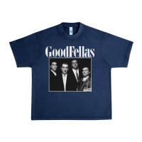 Navy goodfellas retro Urban Heavy Tee - artisFamous