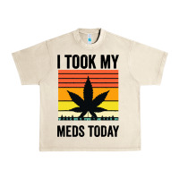 Sandshell i took my meds today Urban Heavy Tee - artisFamous