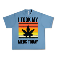 Pebble Blue i took my meds today Urban Heavy Tee - artisFamous
