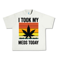 Pistachio i took my meds today Urban Heavy Tee - artisFamous