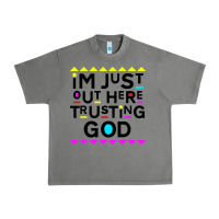 Tornado i'm just out here trusting god Urban Heavy Tee - artisFamous