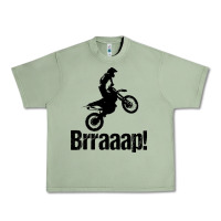 Oil Green brraaap funny dirt bike Urban Heavy Tee - artisFamous